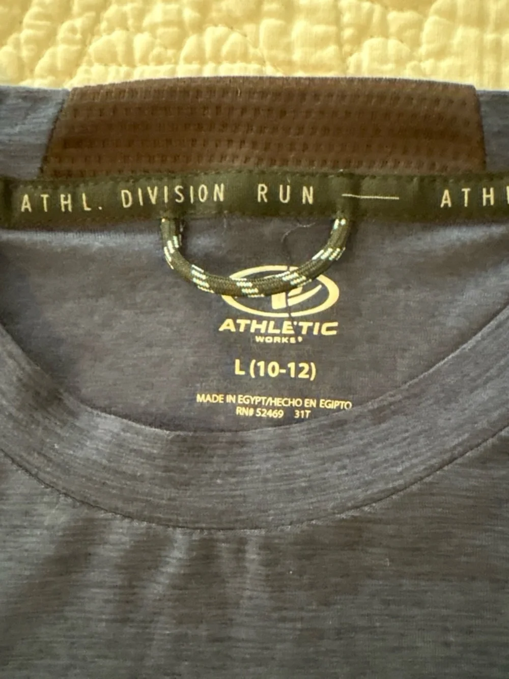 Athletic Works Navy Long Sleeve Crew Tee - Youth